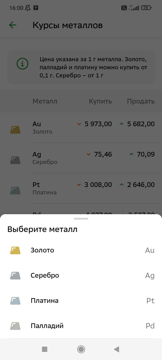 Продажа металла с ОМС