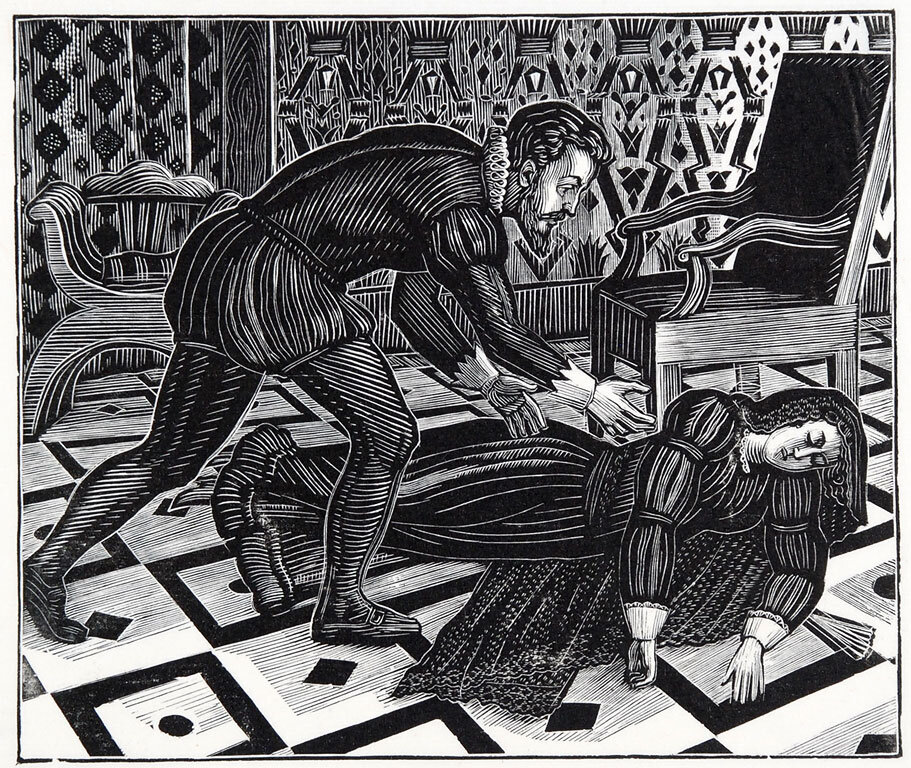 В. А. Фаворский "Обморок Доны Анны".