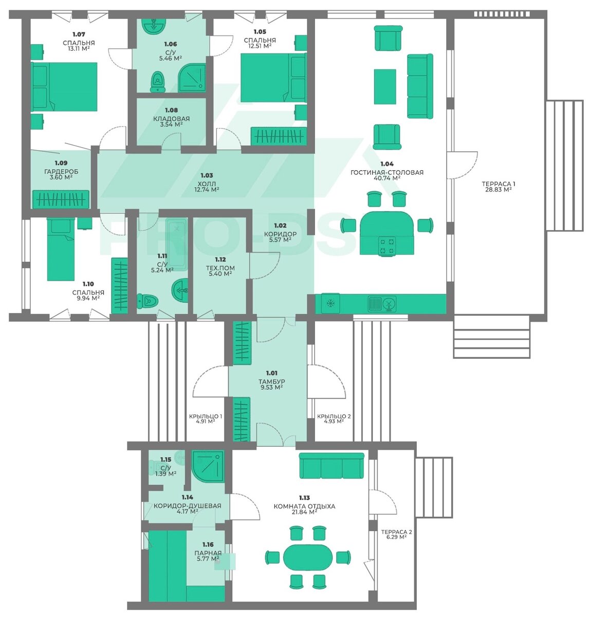 Планировка дома