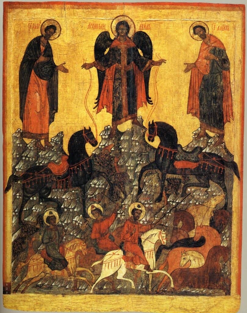 Чудо о Флоре и Лавре. 16в.