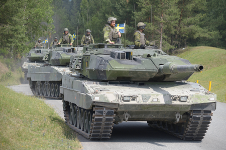 ФОТО: Танки Strv 122, созданные на основе танка Leopard 2A5. Из открытых источников