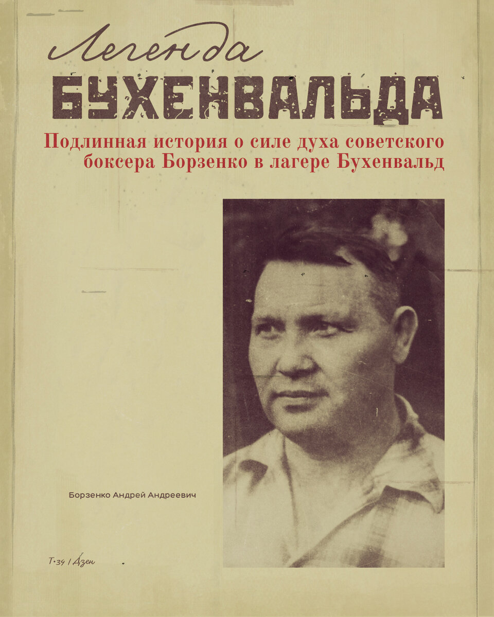 Легенда Бухенвальда. Как советский боксер Борзенко стал лучшим гладиатором  концлагеря | Т•34 | Дзен