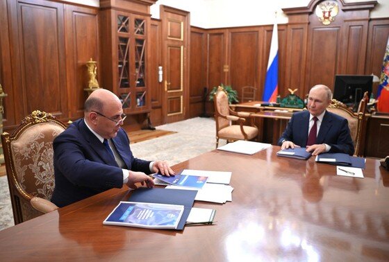    Встреча с Председателем Правительства Михаилом Мишустиным