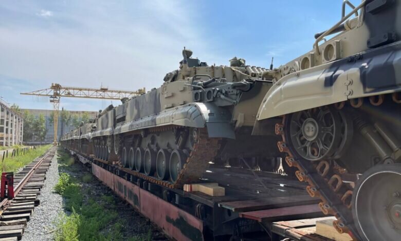  Боевые машины пехоты отгружены из Кургана 