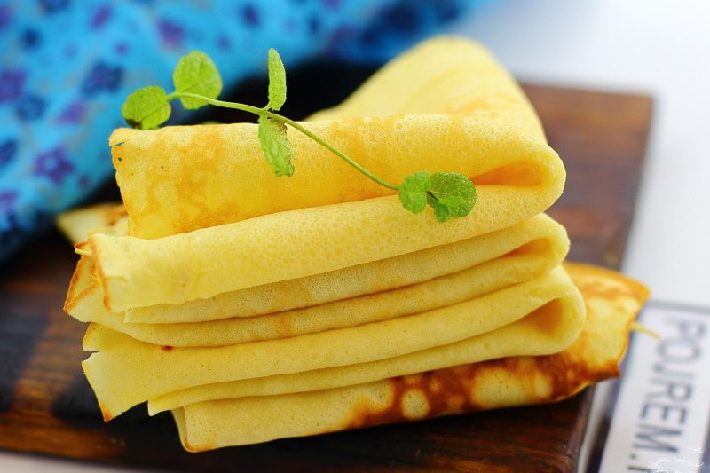 Блины из кукурузной крупы на молоке