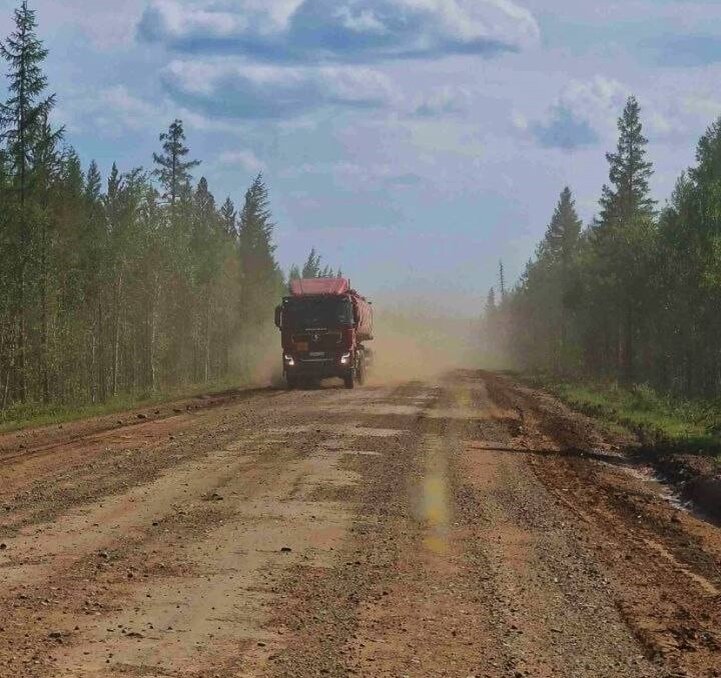 Дорога на Ковыктинское месторождение