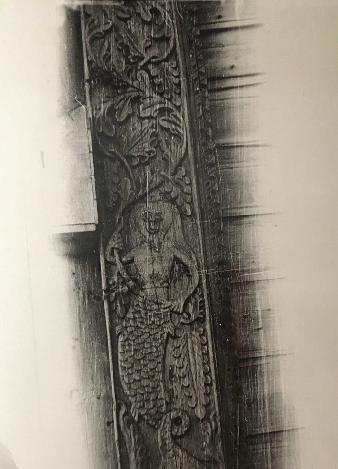 Фотографии наличников русских жилищ Среднего Поволжья. Экспедиционные материалы этнографов Казанского университета.