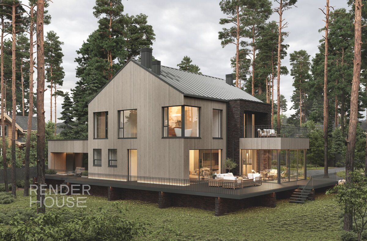 Проект КРАТОВО, Render House