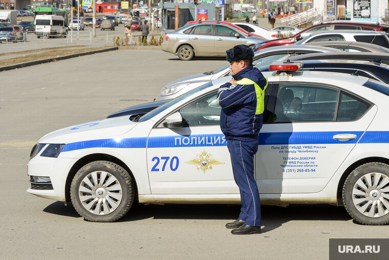 Фото на полицейской машине