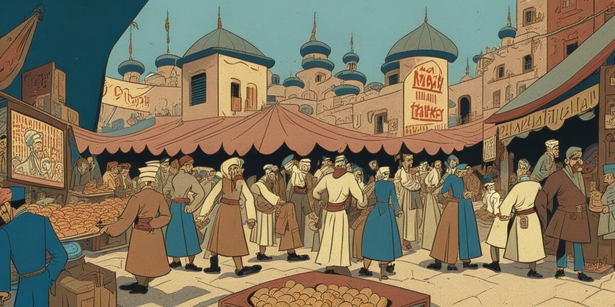 На рынке, как известно, два дурака - один продаёт, другой покупает. Фото АиФ с помощью Kandinsky 2.1