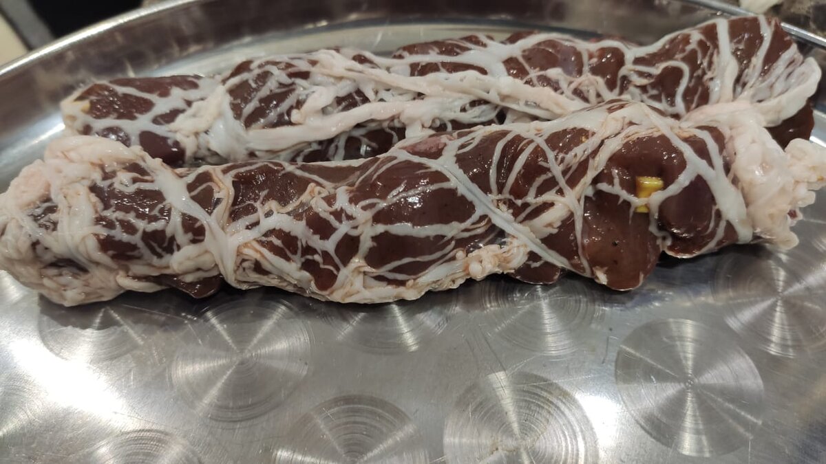 Печень в жировой сетке