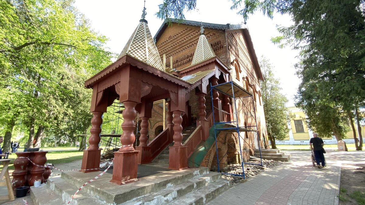 Большой деревянный дворец не сохранился.