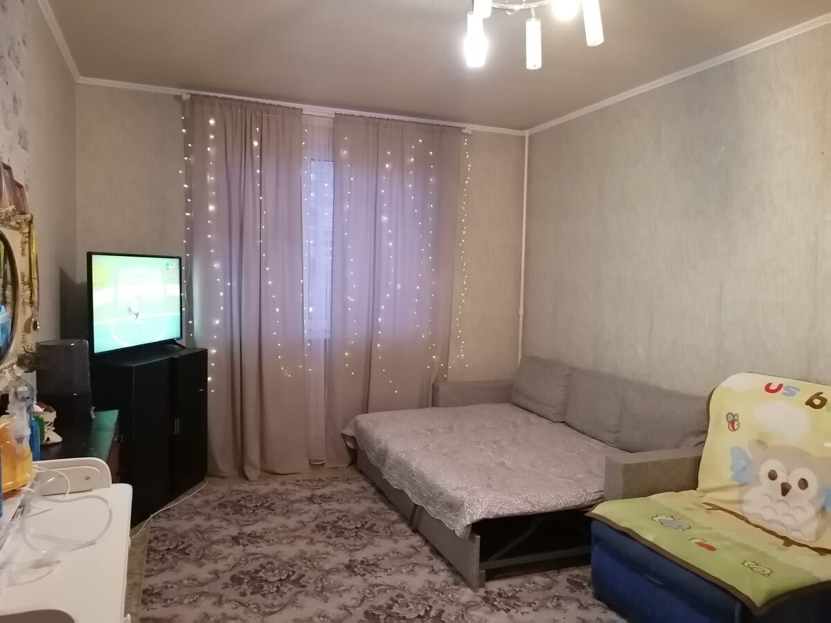 Комната в нашей однушке (Фото автора канала)