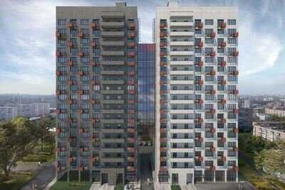    Жилой дом с аркой в столичном районе Текстильщики © Пресс-служба Москомархитектуры