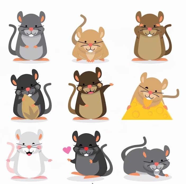 9 mice. Стилизованная мышка. Мышка вектор. Мышь стилизация. Стилизованная мультяшная мышь.