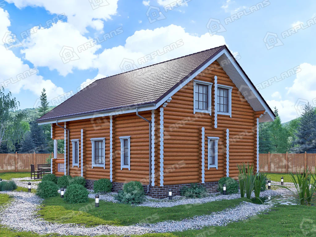 Фото двухэтажный дом в деревне в