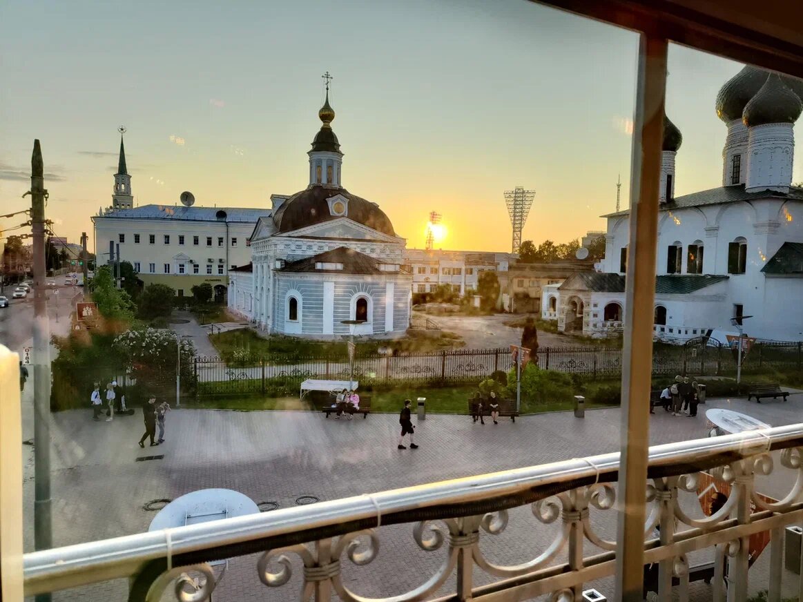 Итальянский ресторан "Остерия Лючия" (Ярославль). Вид с террасы. Фото Светы Давыдовой