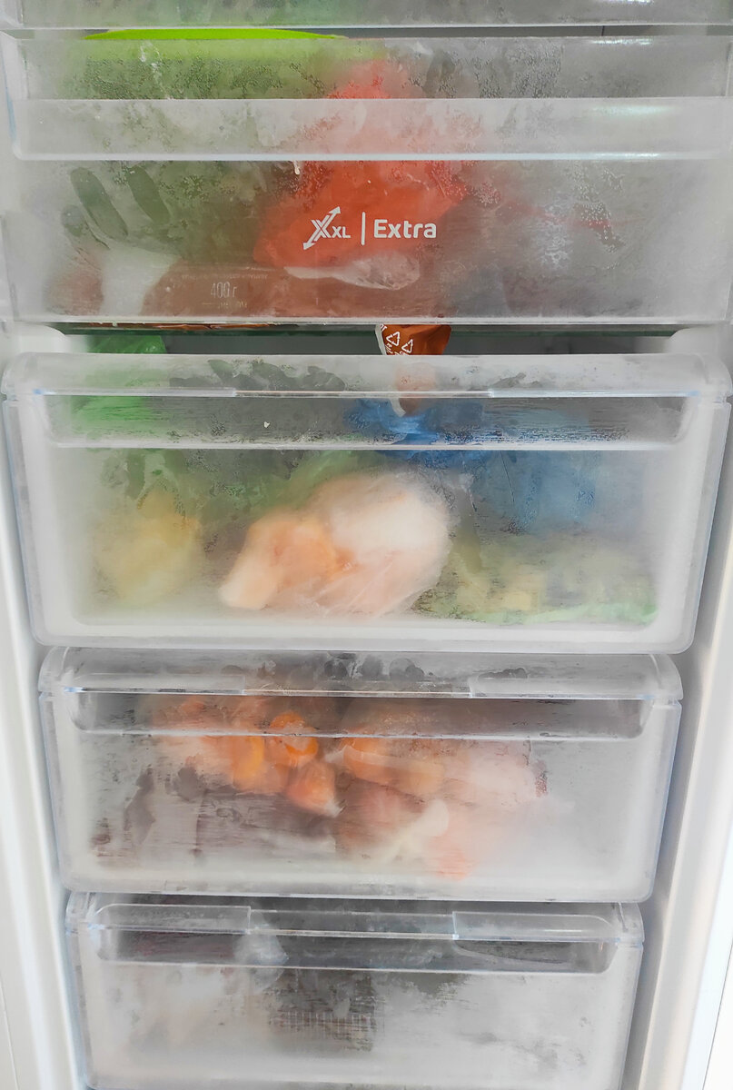 душа радуется, когда вижу, что морозильник полный