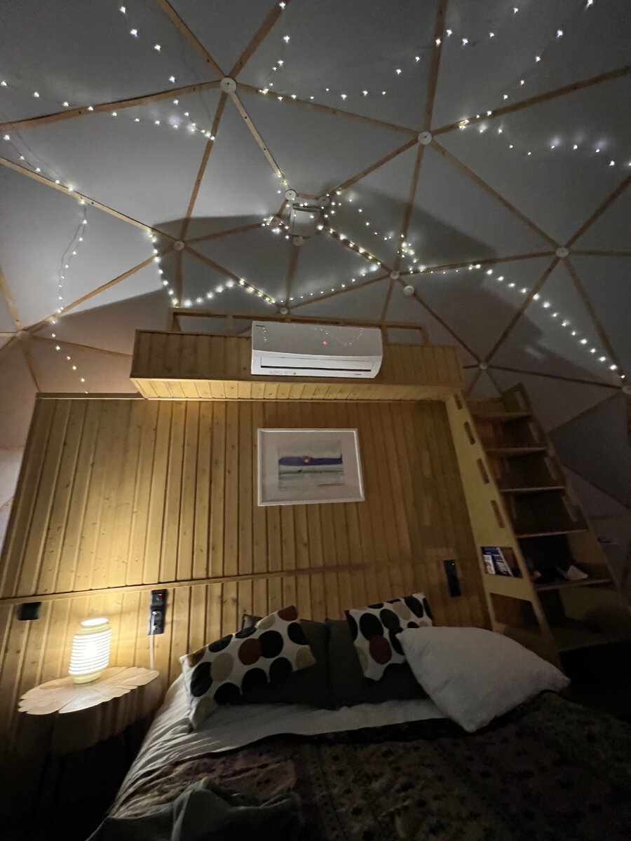 Геокупол по дороге в Выборг, который мы арендовали