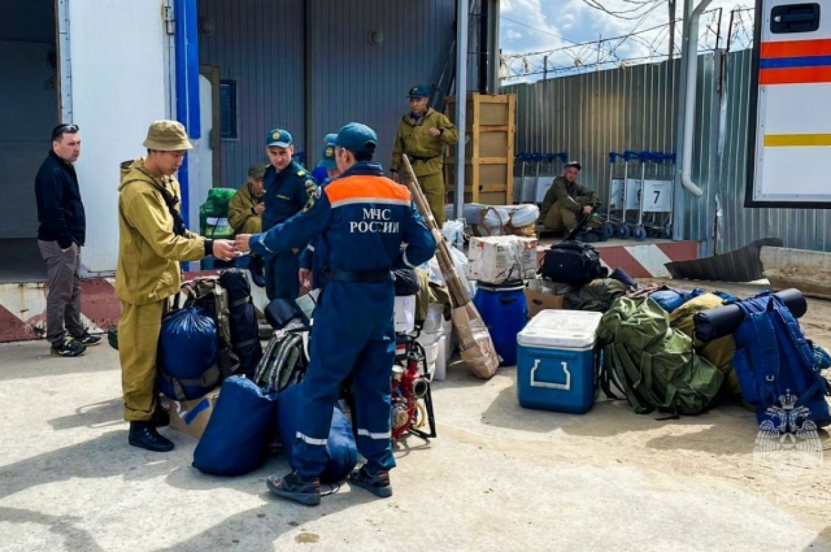    В Якутию прибыли 408 человек из других регионов на тушение лесных пожаров