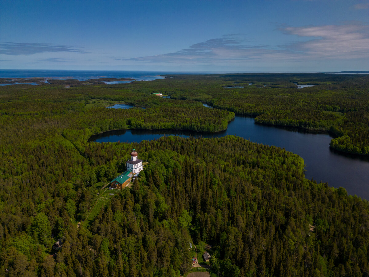 Соловецкие острова водопад