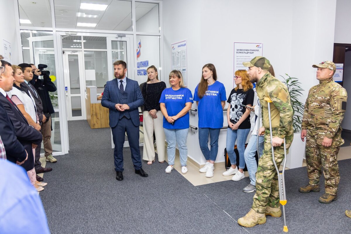    Военнослужащие и их семьи встретились в филиале фонда «Защитники Отечества»