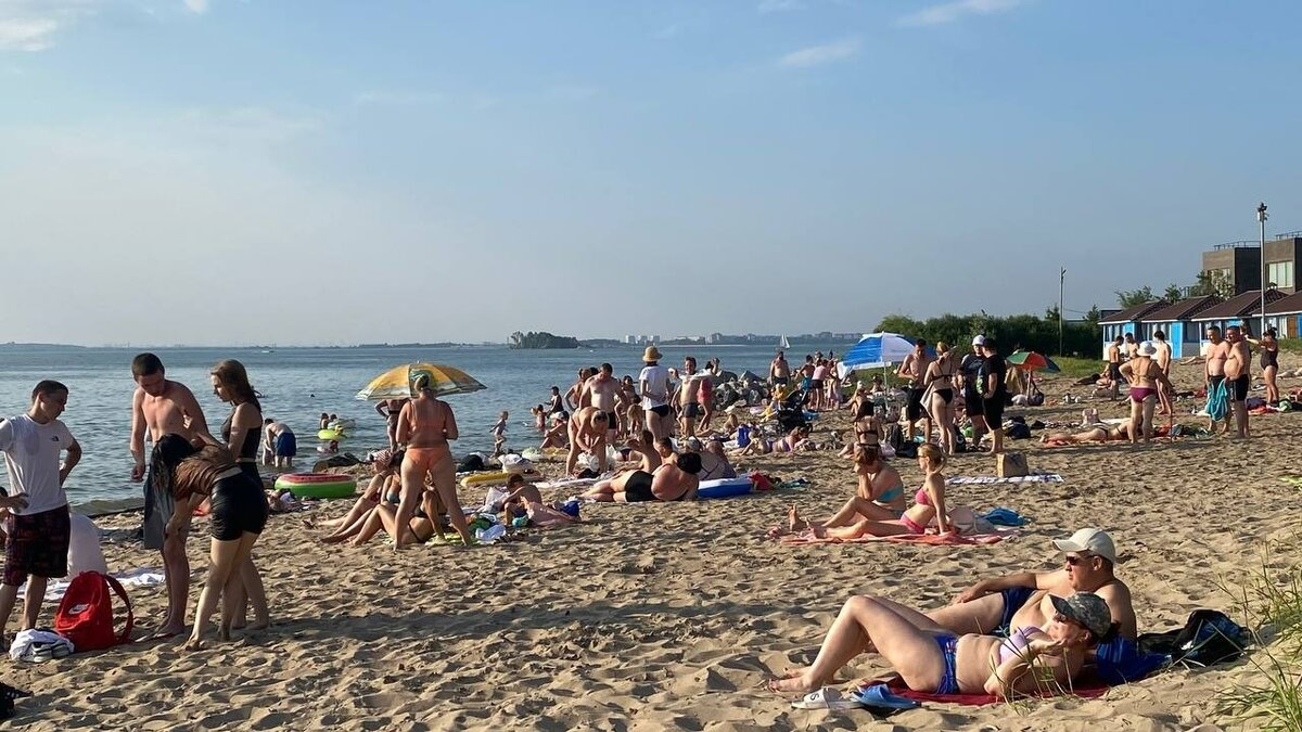 пляж на обском море новосибирск