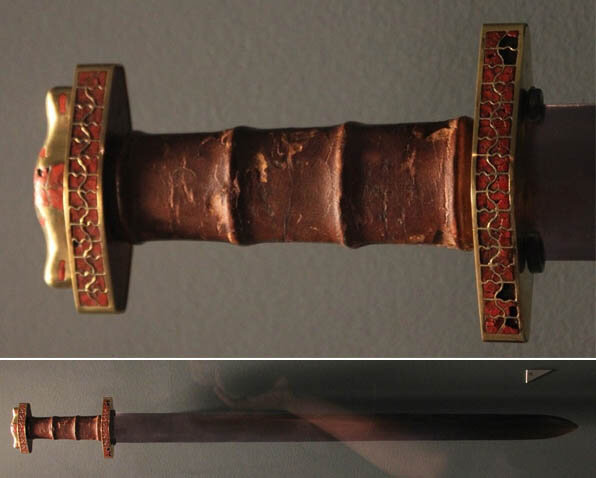 Готский меч V века, современная реплика.