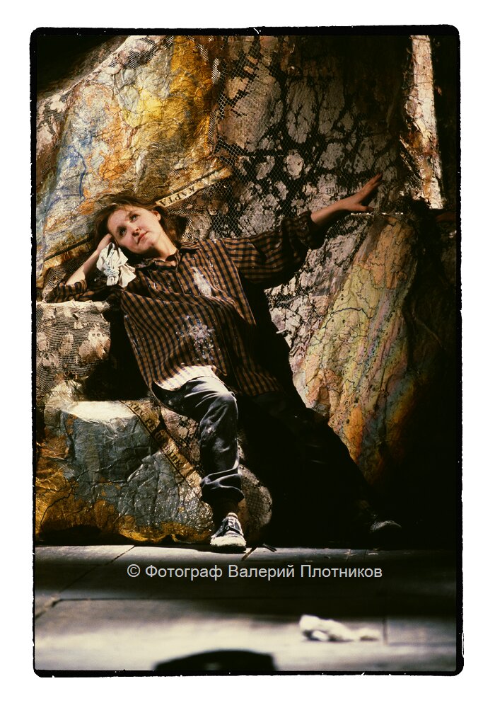 В спектакле "Счастье моё"