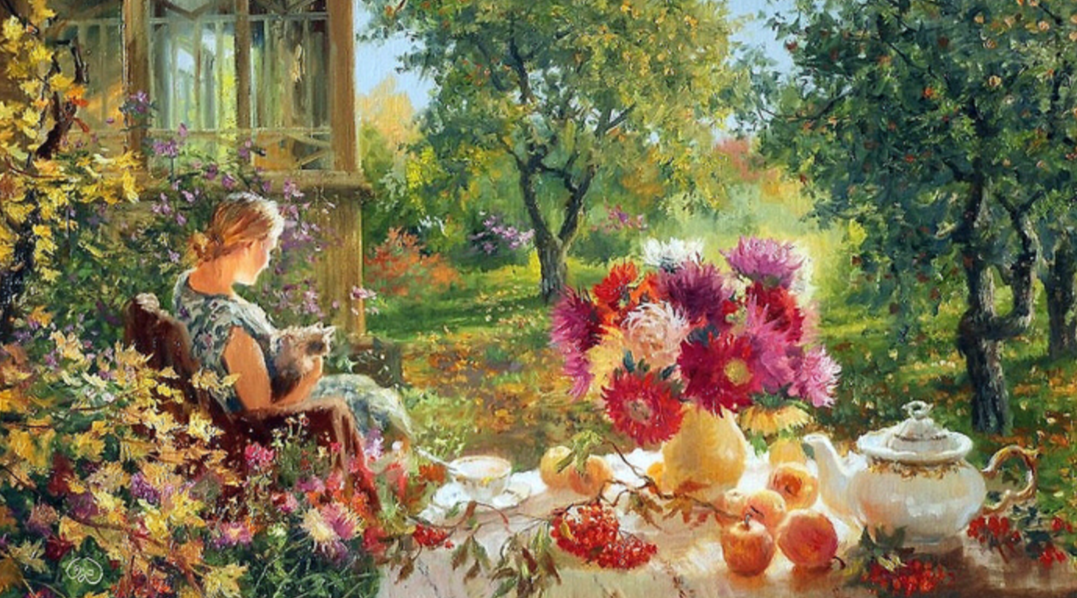 В. Жданов. Золотые дни.