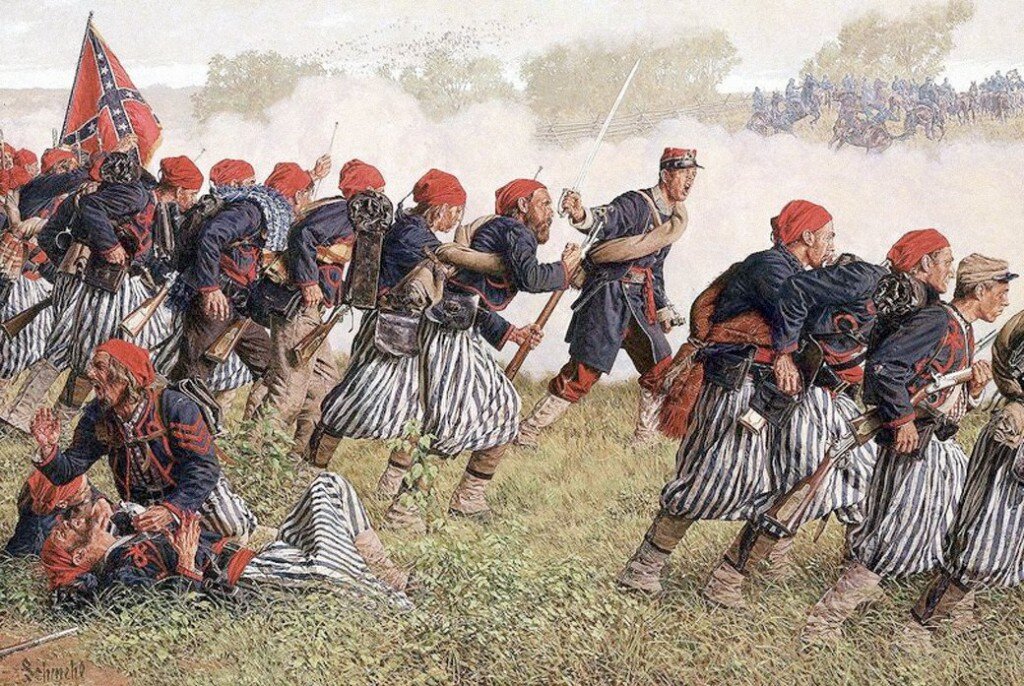 «Тигры спешат на помощь» (1862), художник Брэдли Шмел. Фото: foro.elgrancapitan.org