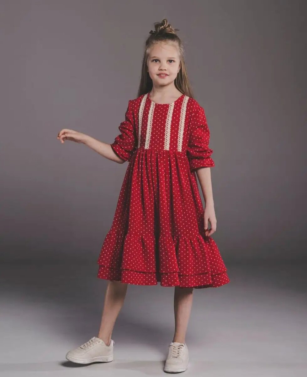 Выкройка детского платья с оборкой | Шить просто — elit-doors-msk.ru