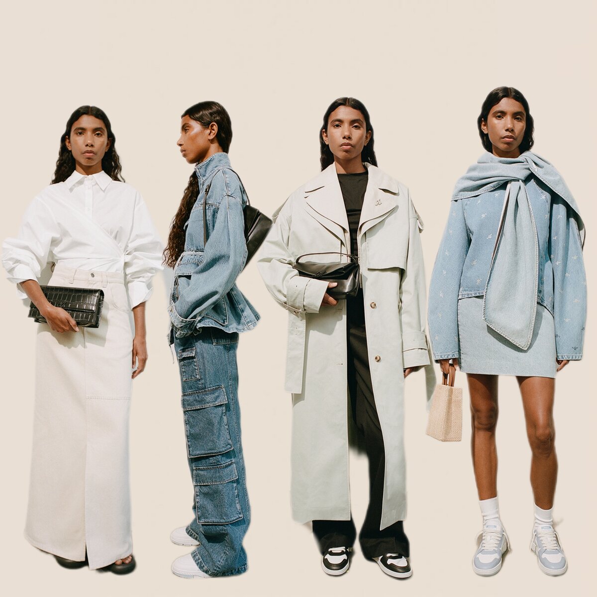 фото Vogue Ranway, коллекция Axel Arigato Ready-to-wear 2024, коллаж составлен автором