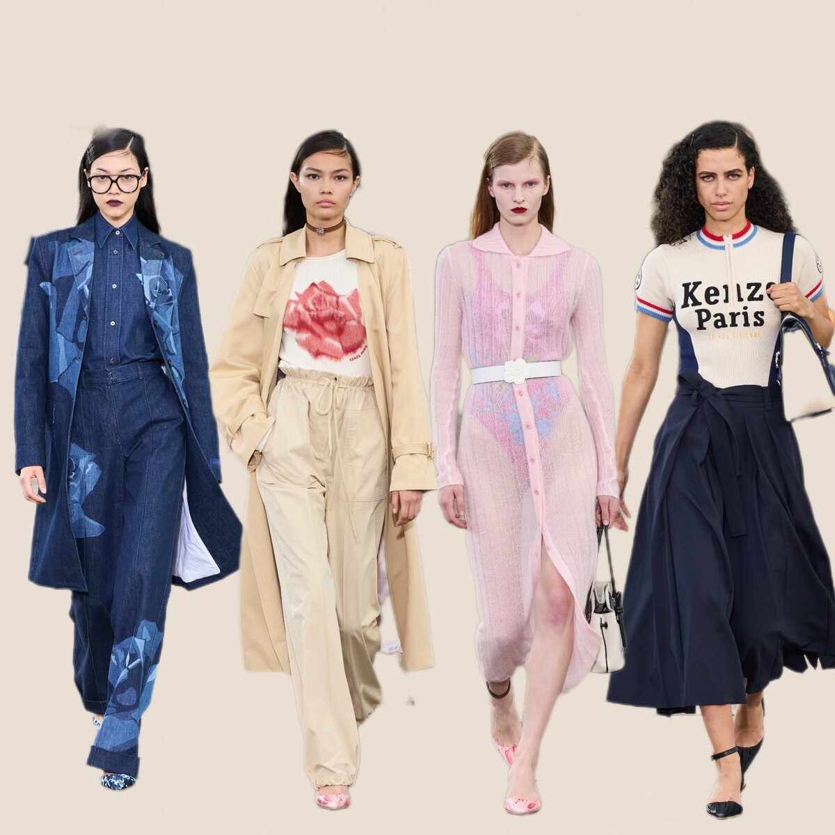 Модные тенденции весны 2024 в одежде Color of the Year 2024: WGSN Apricot Crush Color Palettes Color trends fashion,