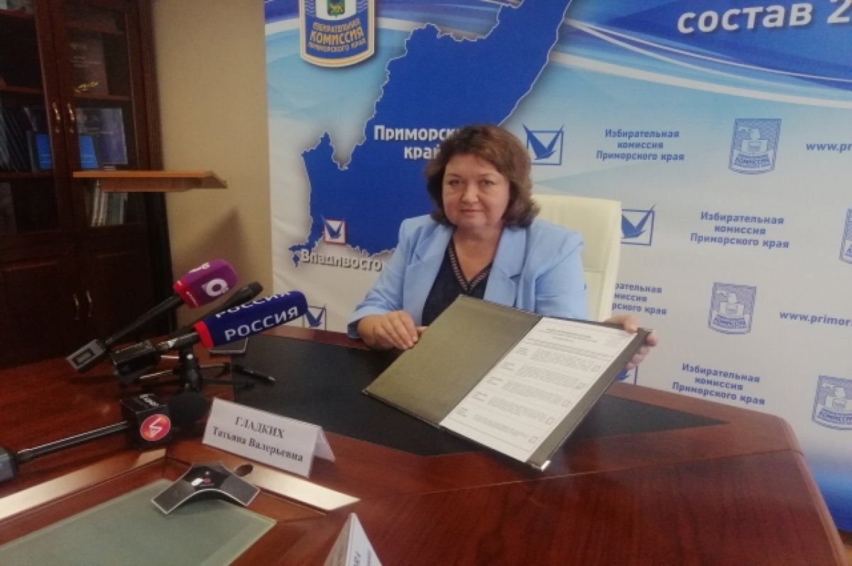    Избирком Приморья утвердил текст бюллетеня на выборах губернатора