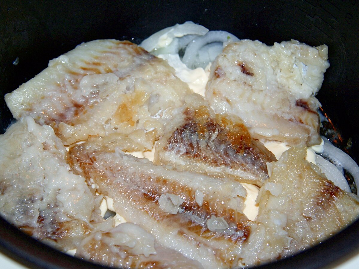 Рыба под майонезом в духовке, рецепт с фото