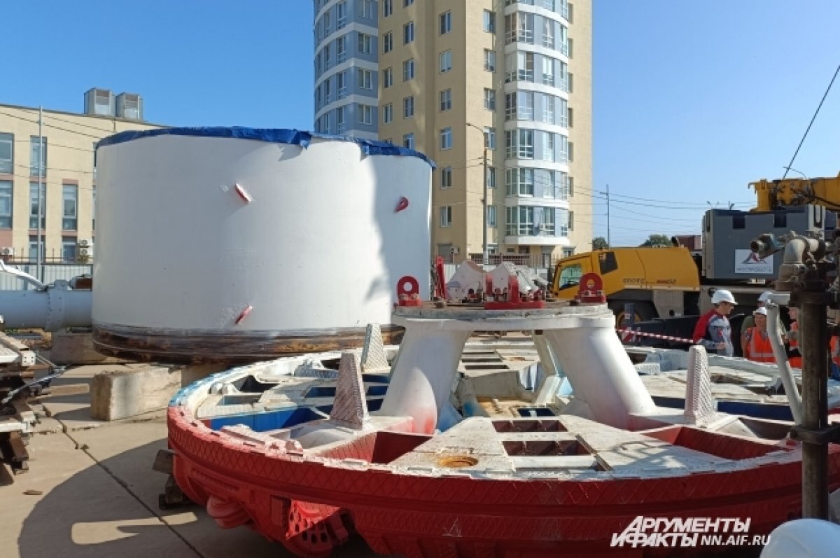    Три тоннелепроходческих щита запустят в Нижнем Новгороде в ближайшее время