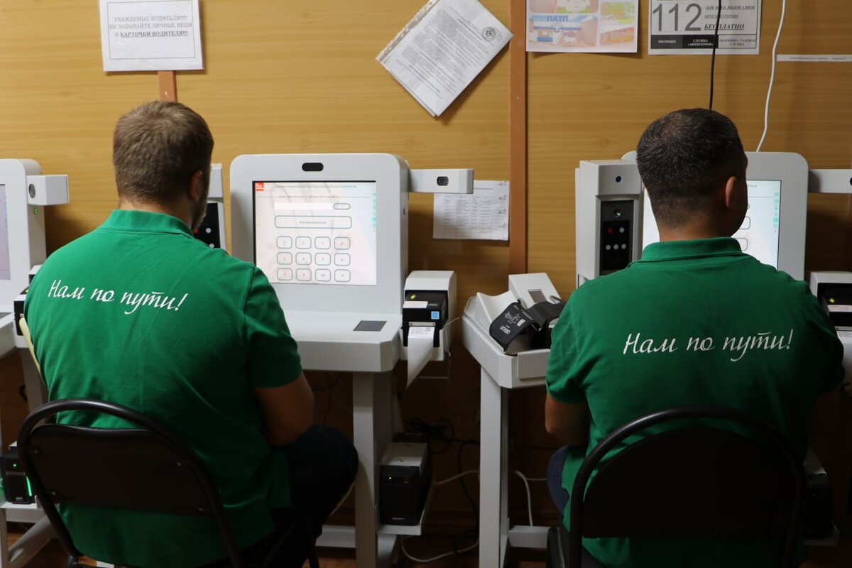    В Курске водители проходят медосмотр перед выходом на рейс