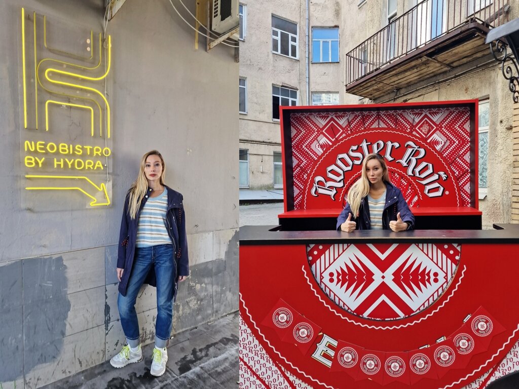 Автор у входа в K by Hydra