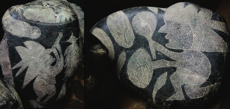 Использование оптических приборов. Изображение взято из книги А. Ю. Склярова «Перу и Боливия задолго до инков», издательство ВЕЧЕ, 2011