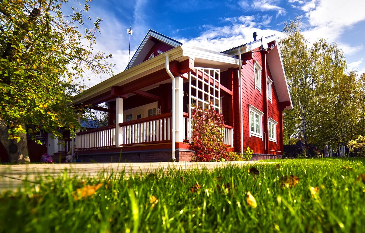 Стильный проект из клеёного бруса от Нархозстрой