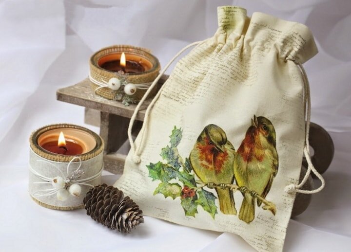 Декупаж на ткани