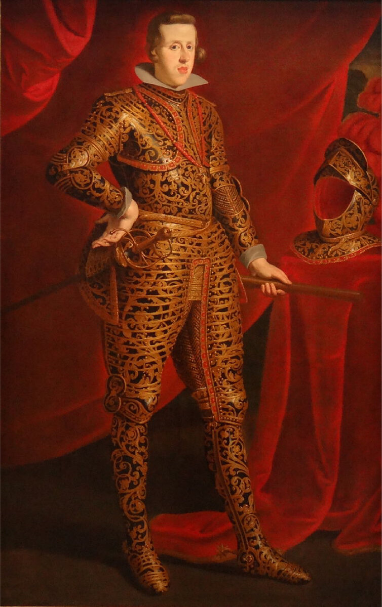 Филипп IV (король Испании), картина 1627 года, на момент крушения королю было 17 лет.