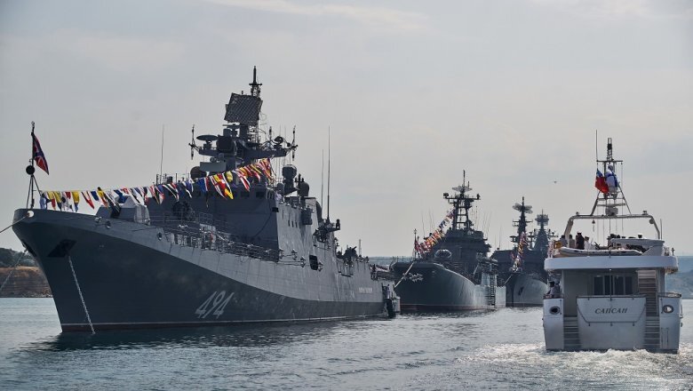 Корабли российского флота.