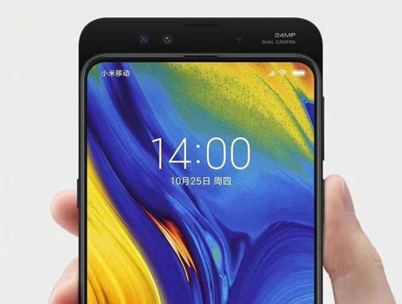 Это Xiaomo Mi Mix 3. Его характеристики поражают: 10 гигабайтов оперативной памяти(ОЗУ), основная камера - двойная, по 12 мегапикселей каждая, можно записывать видео 960 кадров в секунду, процессор Snapdragon 845, 256 гигабайтов постоянной памяти(ПЗУ), поддержка 5G.