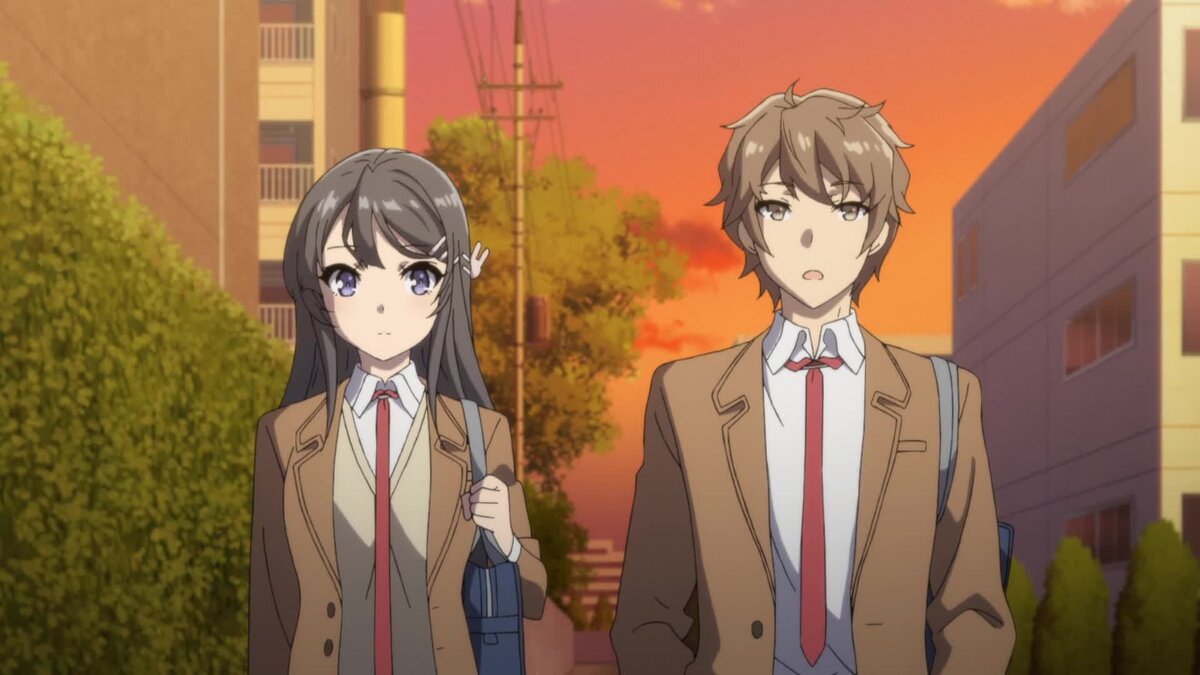 Девочка свин. Аниме Seishun buta Yarou WA Bunny. Seishun buta Yarou WA Bunny girl Senpai no Yume wo Minai аниме. Сакута Адзусагава. Аниме этот глупый Свин не понимает мечту девочки-зайки