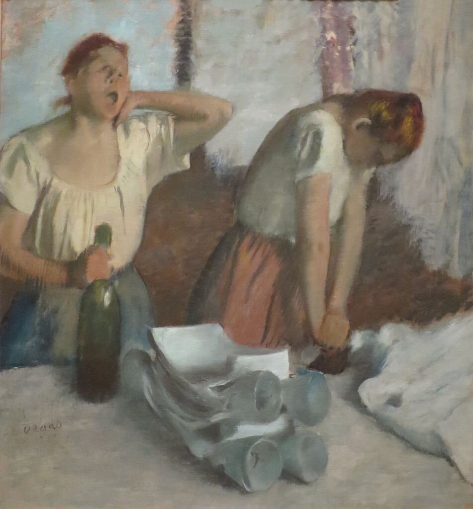 "Гладильщицы", Эдгар Дега, ок. 1884, из коллекции Музея Нортона Саймона (Пасадина)