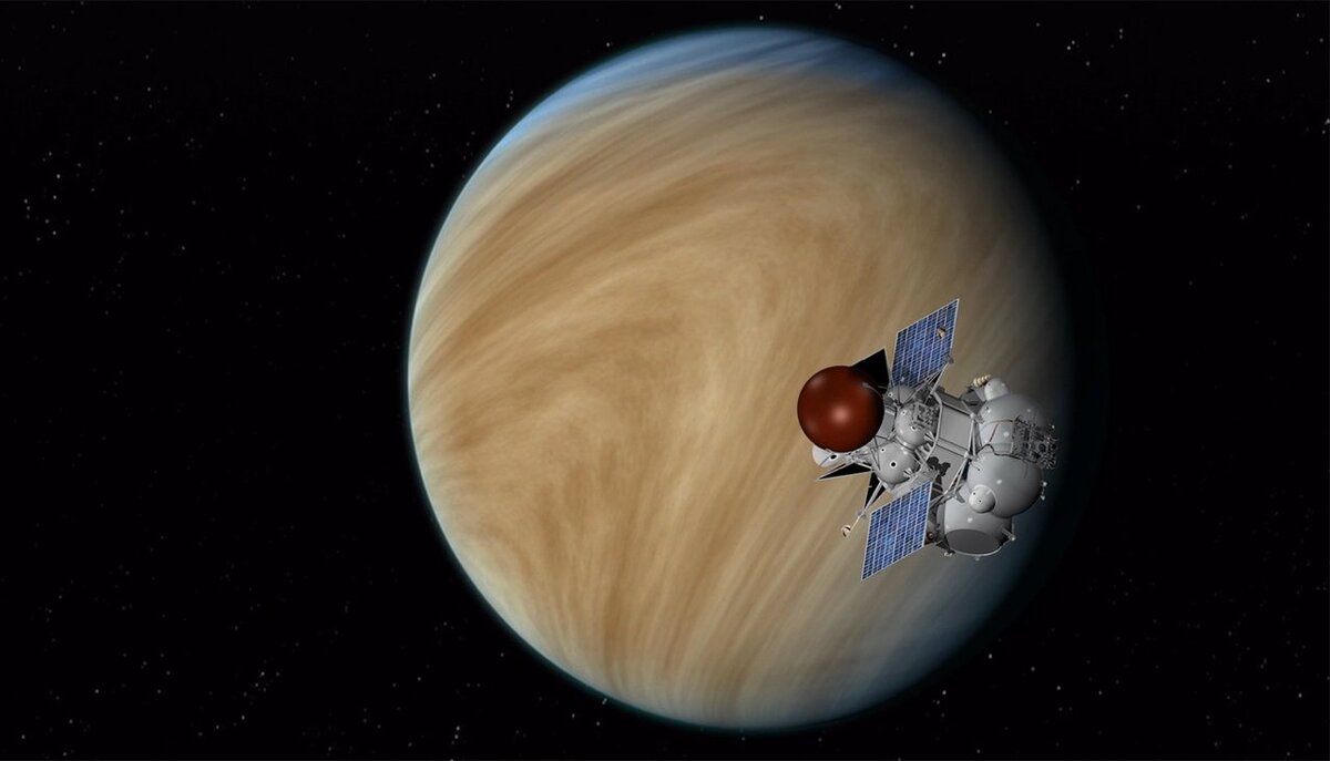 Аппарат миссии «Венера-Д» в представлении художника JPL-Caltech / NASA