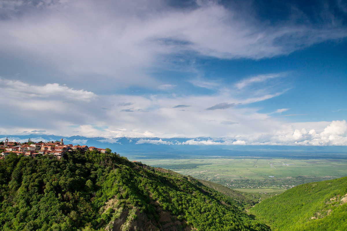 Фото алазанской долины