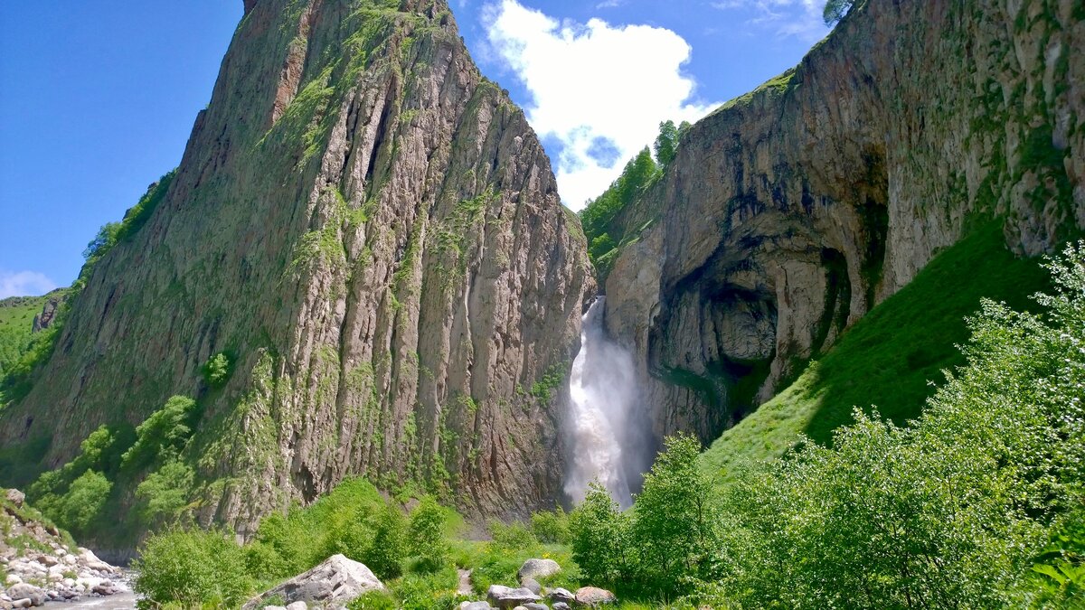 Водопад Султан Кабардино Балкария